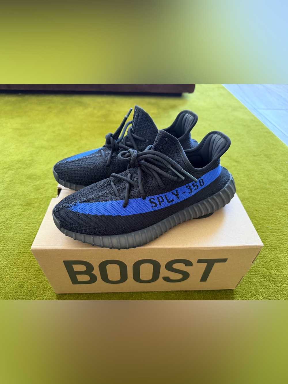 Yeezy Boost 350 V2 Black/Blue Men’s